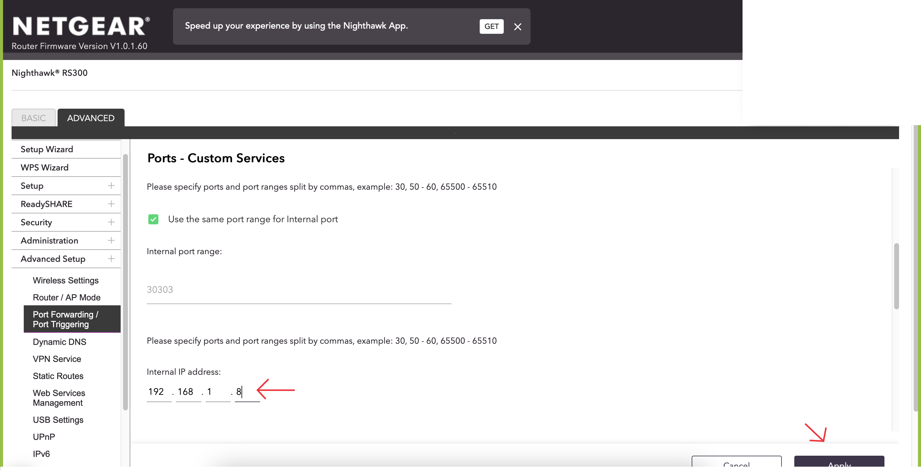 Port Forwarding 2